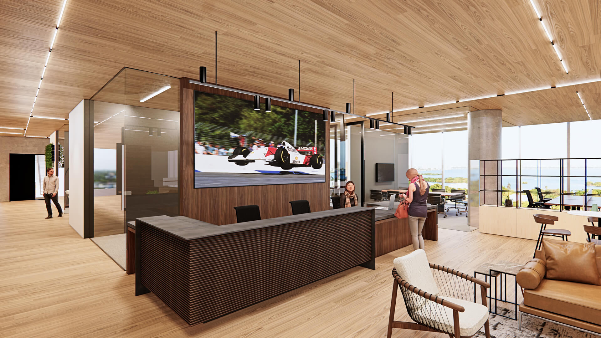 Coworking reception